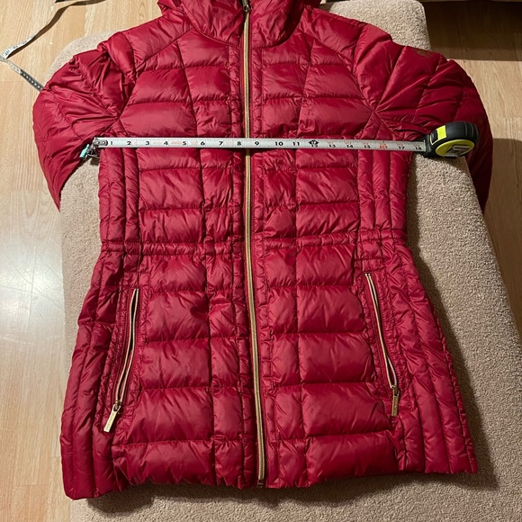 Michael Kors Packable Down Fill Red Jacket S - Picture 13 of 15